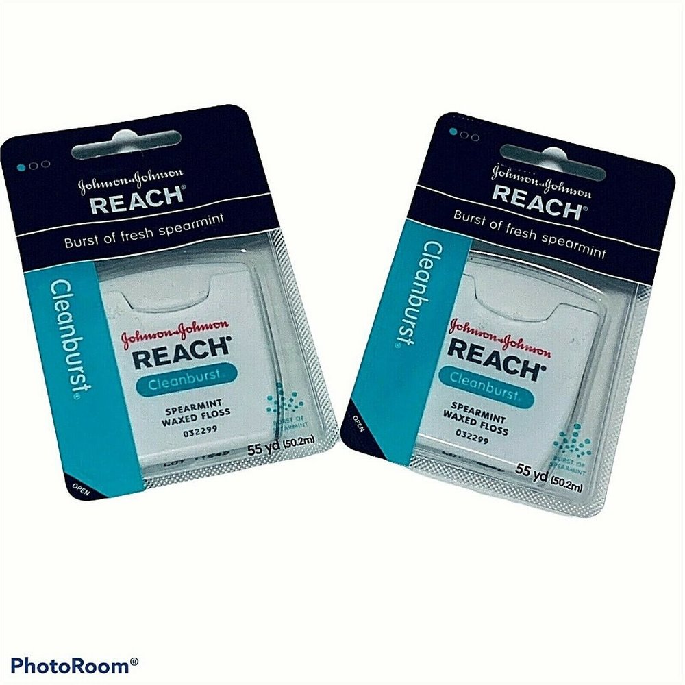 Lot of 2 Johnson & Johnson REACH Cleanburst Floss